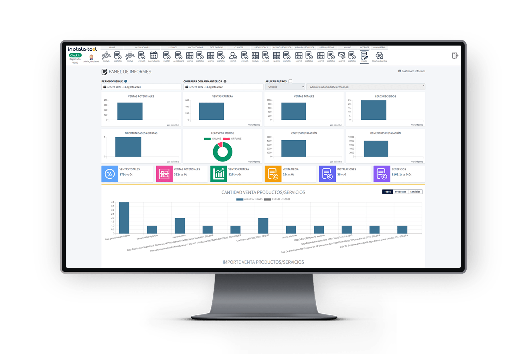 CRM inmobiliario con integración